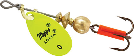 Mepps Aglia Dressed Spinner - 1/6 oz - Gold Brown